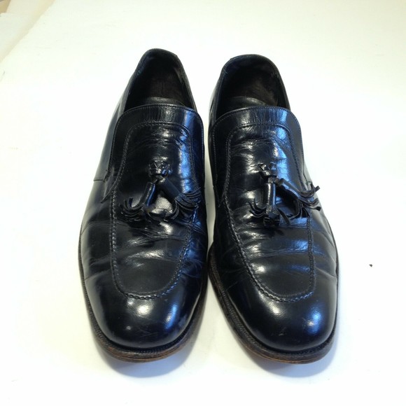 Vintage Florsheim Imperial Men\'s Black Dress Shoes 8.5 D Tassel Loafers 766502 main image 7